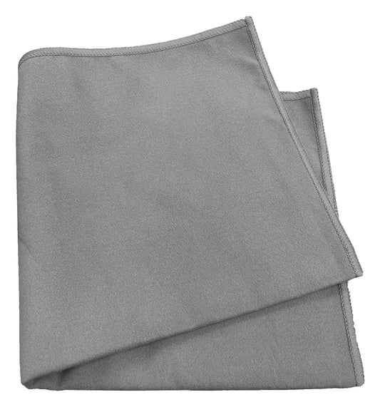Microfiber Suede Cloths - 16" x 16" - Gray