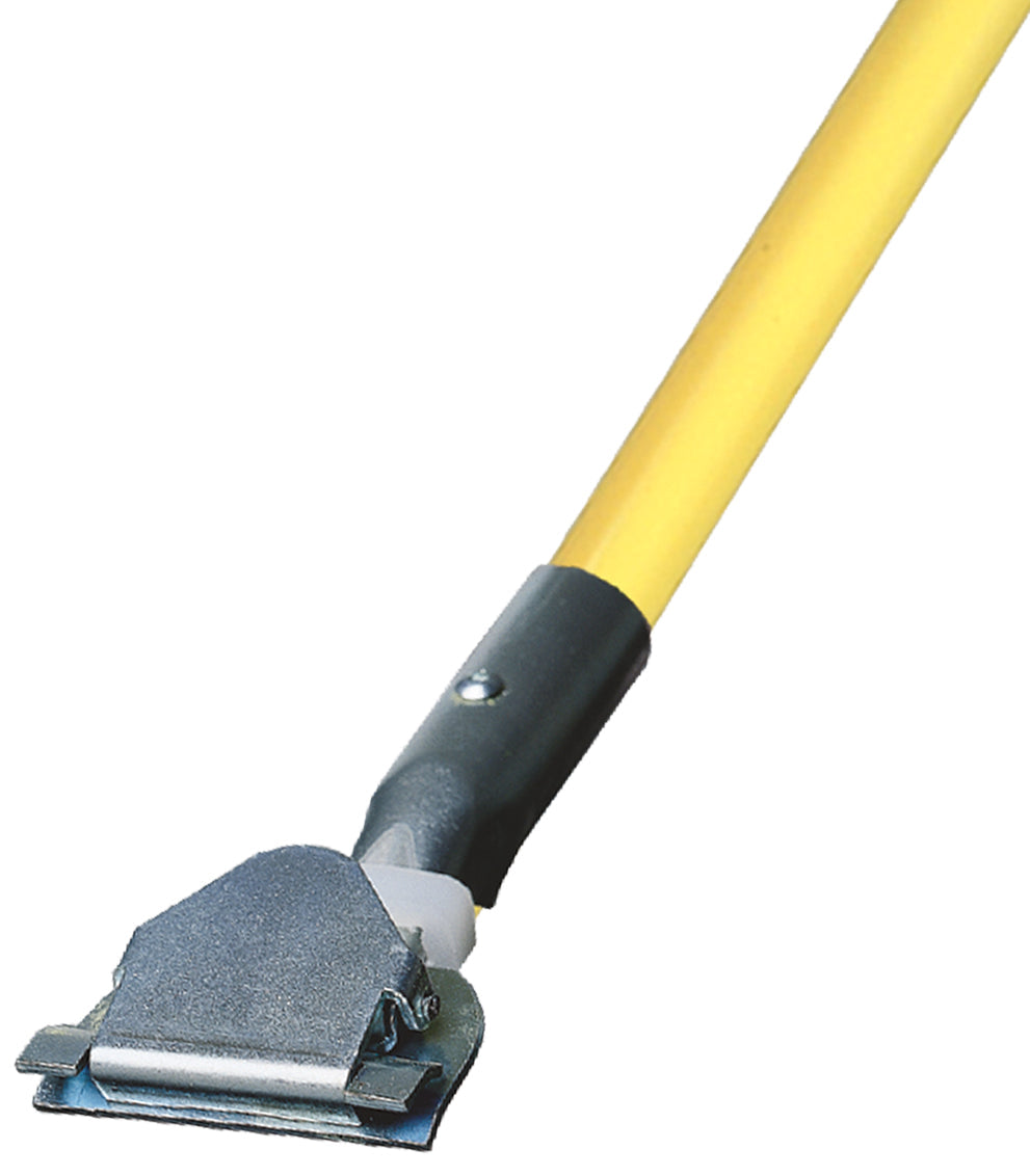 Included component: yellow fiberglass clip-on dust mop handle