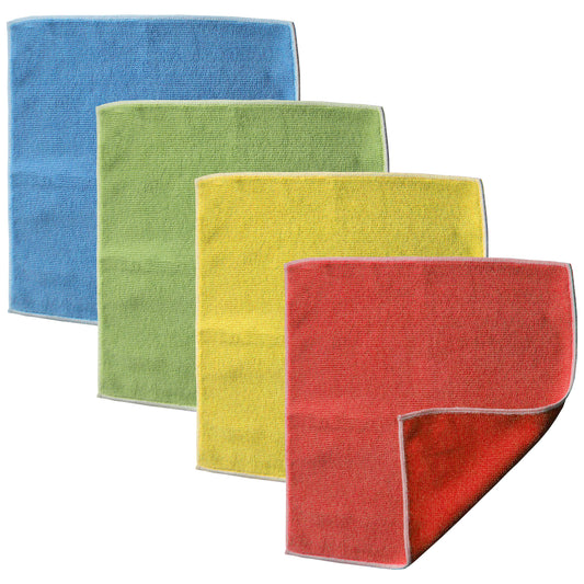 Paños de microfibra para fregar combinados - 12" x 12"