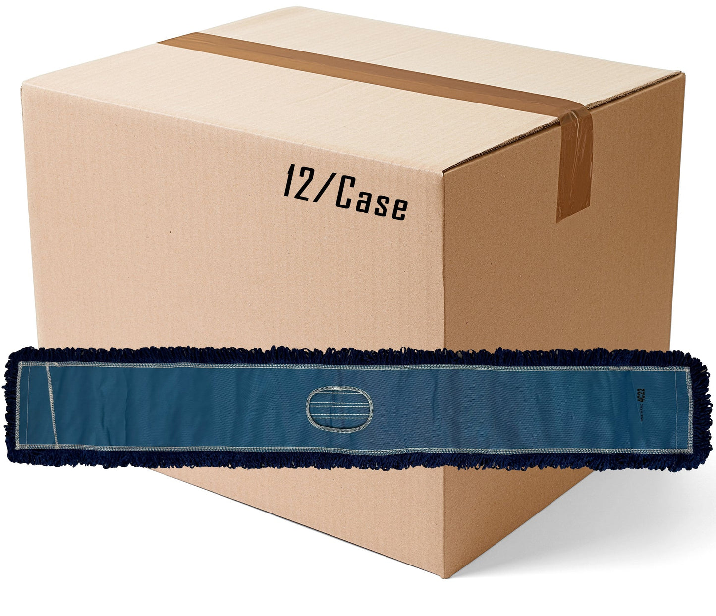 Blue Industrial Microfiber Dust Mop
