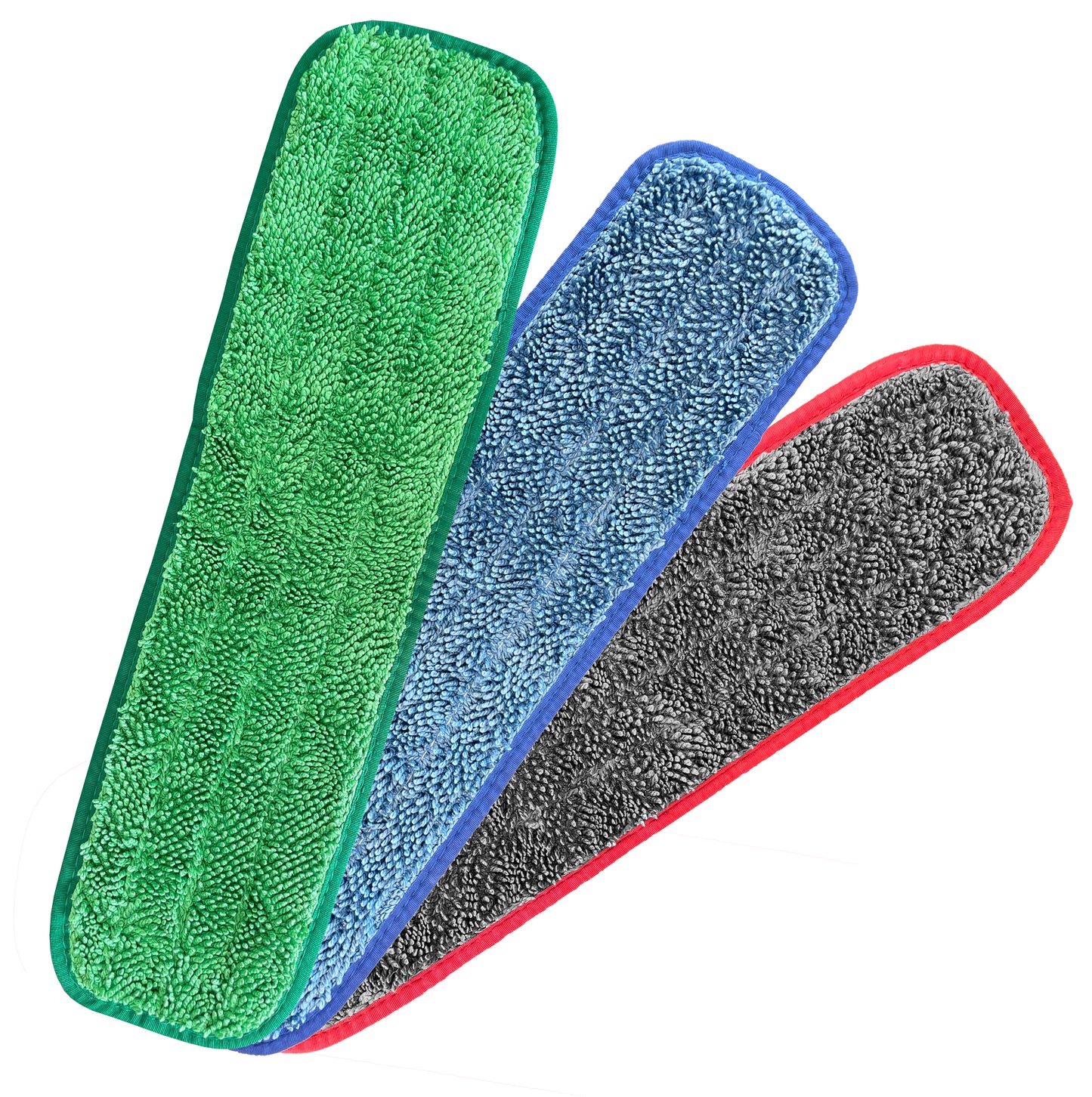 Almohadilla de gancho y bucle de limpieza profunda de microfibra con circuito cerrado