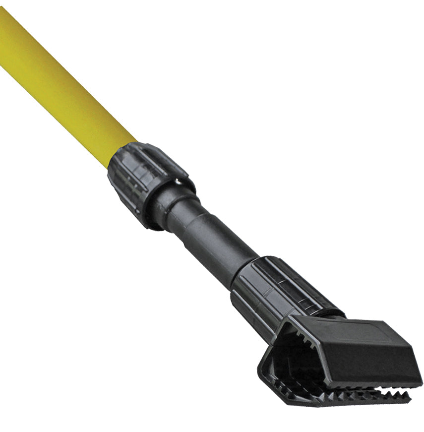 Included component: yellow fiberglass gripper wet mop handle