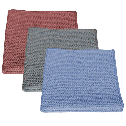 Paños de microfibra para vidrio - HoneyComb - 16" x 16"