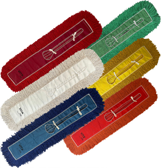Dust Mops - Twisted Closed-Loop - Industrial Grade - Launderable