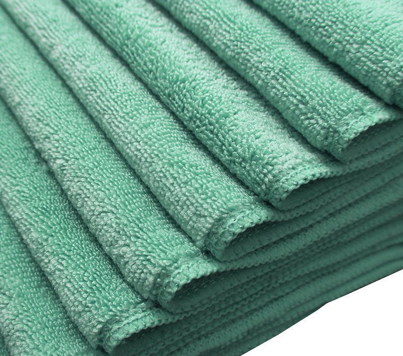 Microfiber Cleaning Cloths - Terry 16" x 16" Performance Quality 400gsm