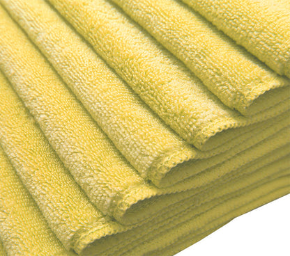 Microfiber Cleaning Cloths - Terry 16" x 16" Performance Quality 400gsm