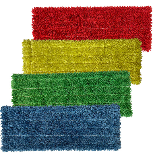 Microfiber Closed-loop Mesh Pocket Mop - Color Coded