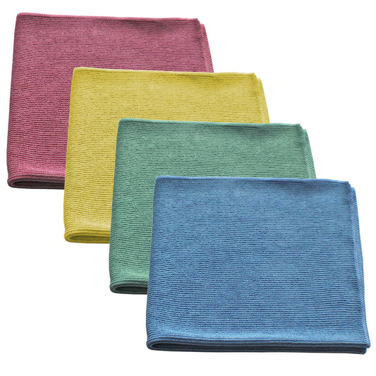Paños de microfibra para vidrio texturizados - 16" x 16"
