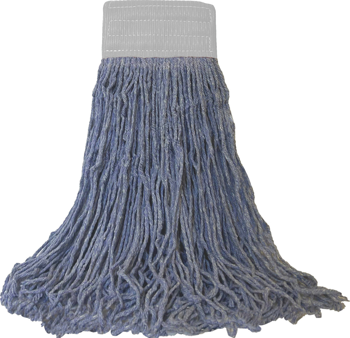 Included component: 20-ounce blue cut-end wet mop with 5-inch wide headband
